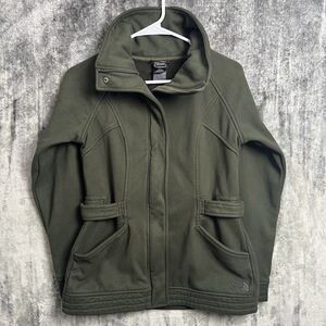 The North Face Avery Jacket Women's Small Jacket Belt Green A8XR soft shell coat